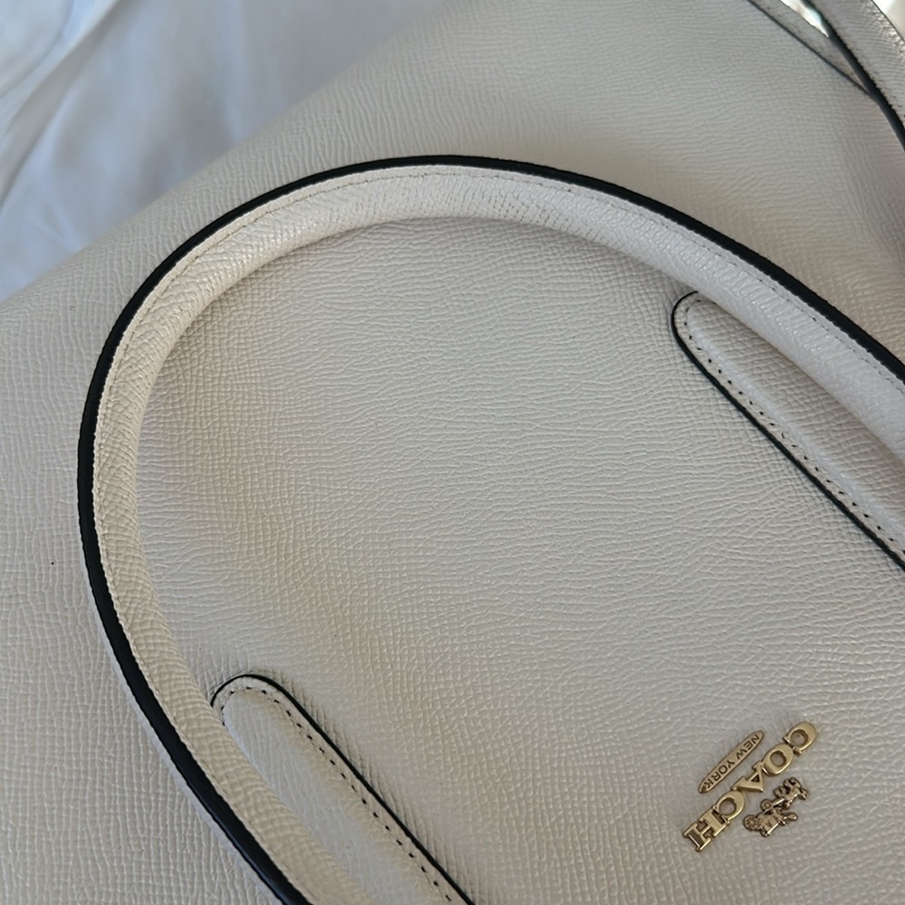 Coach Ivory Leather Handbag - Picture 16 of 16